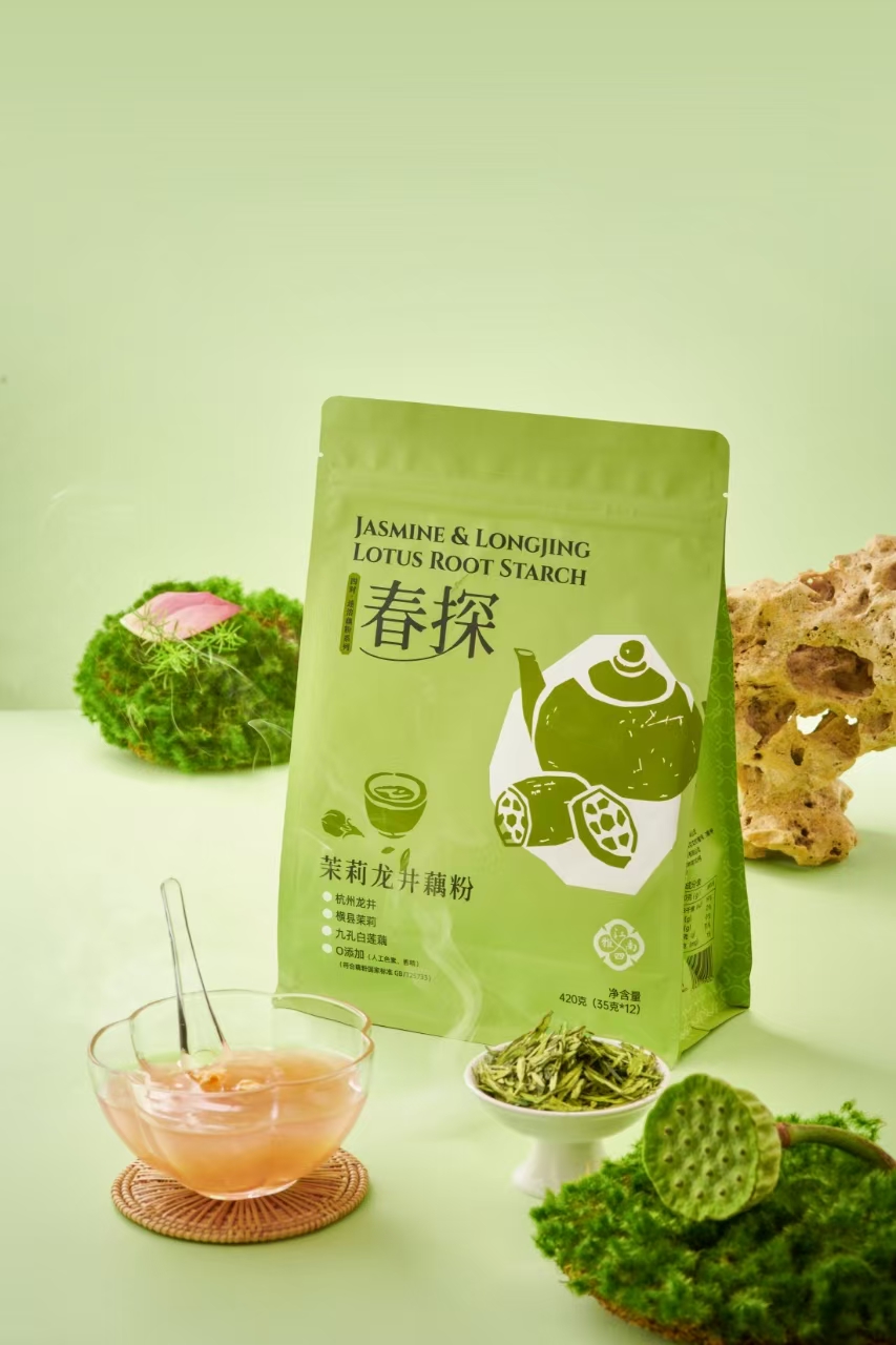 江南四雅藕粉速溶小袋装方便早餐420g/袋/12包