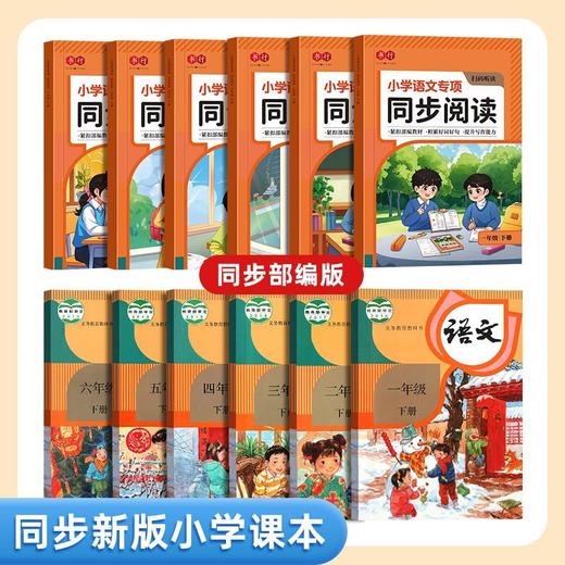 2025年新版同步阅读练字帖人教版一二三年级小学生语文同步字帖数学计算四五六年级专项同步练字训练阅读理解素材积累提升写作技巧 商品图2