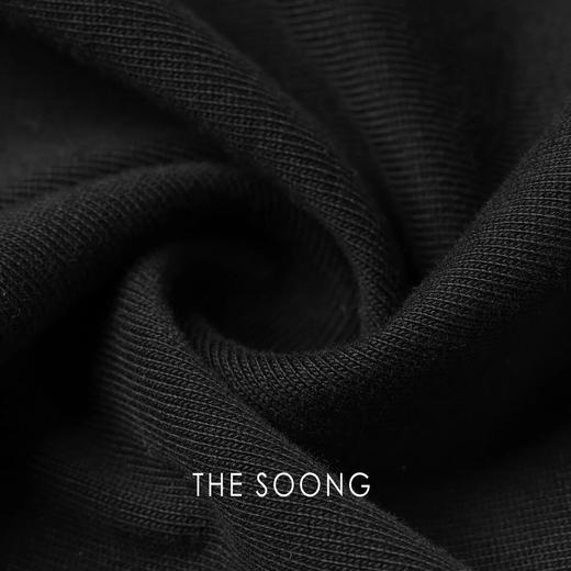 THESOONG"自洽时刻"100%棉高支肤感长款圆领卫衣HZWY5677 商品图3