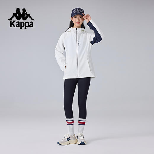 Kappa卡帕背靠背新款运动外套女款户外防泼水防风衣休闲收腰夹克K0F22FJ41 商品图4