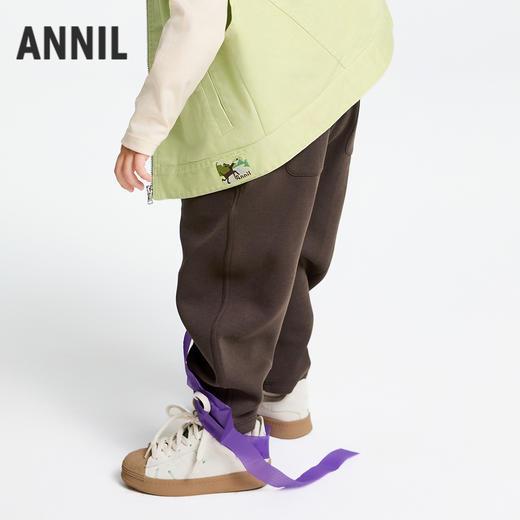 男童全腰针织单裤春季新款安奈儿童装实体店同款XB516541 商品图2