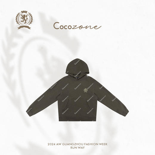 COCO ZONE ”英伦学院“ 100棉设计感连帽卫衣CC2C2283 商品图5