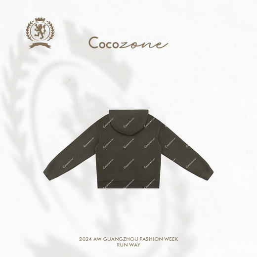 COCO ZONE ”英伦学院“ 100棉设计感连帽卫衣CC2C2283 商品图1