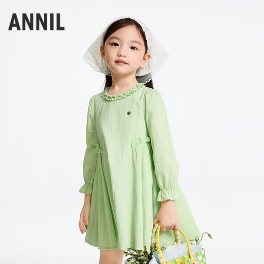 女童长袖连衣裙春季新款安奈儿童装实体店同款XG513513 商品图0