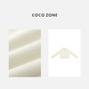 COCO ZONE 秋冬女士堆堆领纯色显瘦套头针织衫CC1D2899 商品缩略图2