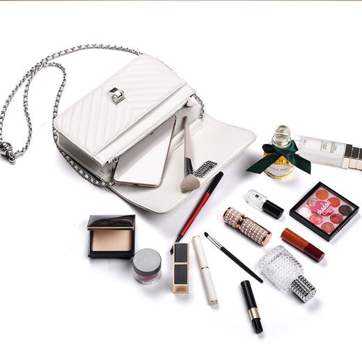 LS/路易施瓦布女包大气V型小方包 商品图3