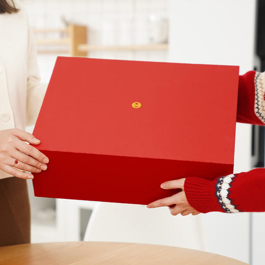 泰摩 中国红全套手冲咖啡礼盒手摇磨豆机咖啡壶 新年新春节日送礼 商品图3