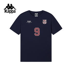 Kappa卡帕背靠背男款运动短袖t恤夏季纯棉圆领球衣休闲半袖上衣潮K0F12TD01