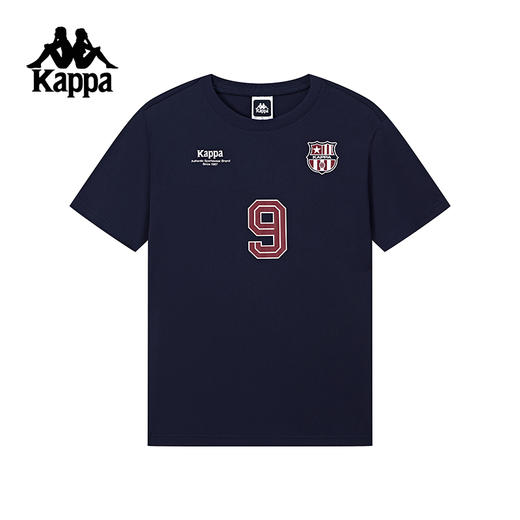 Kappa卡帕背靠背男款运动短袖t恤夏季纯棉圆领球衣休闲半袖上衣潮K0F12TD01 商品图0