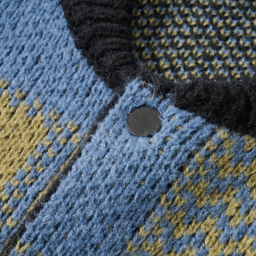 【色块拼接】罗蒙加厚粗针针织开衫男士外套时尚外套男士针织衫毛衣 商品图5