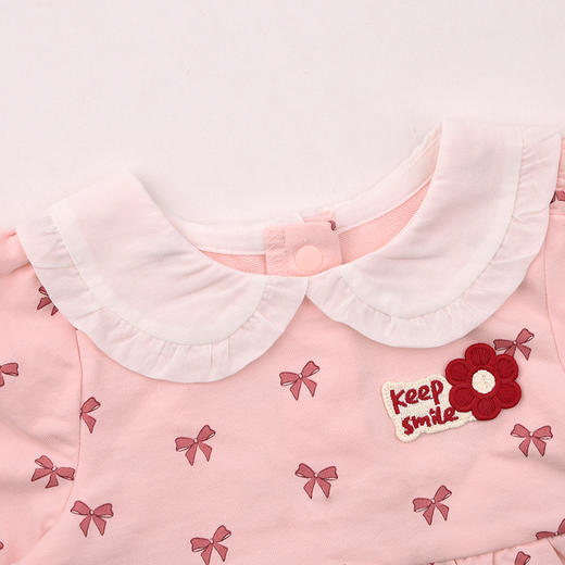 棉果果春季新品商场同款女童满印娃娃衫小毛圈套头卫衣M122180225079 商品图3