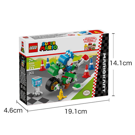 乐高 LEGO马力欧卡丁车 – 耀西摩托LEGC72031 商品图5