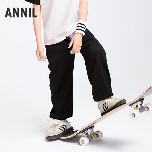 男女童针织单裤春季新款安奈儿童装EM516066 商品图1