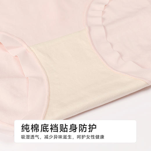 都市丽人宽版包覆系列40支植物草本棉宽版包覆平角裤LKH5G8 商品图7