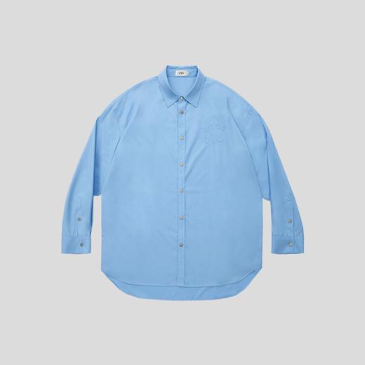 GOODBAI 916 logo贴布绣翻领oversize衬衫 商品图2