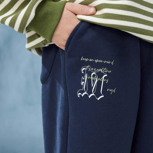 【MQD】童装男大童冬季新款运动休闲针织裤 商品图1