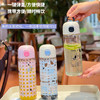 【49元3件任选】【杯子45元2个】纪念日百货500ml格纹小狗杯塑料杯160745992 商品缩略图1