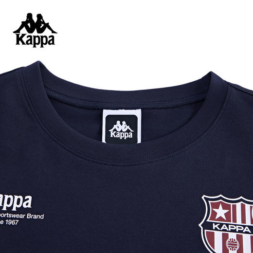 Kappa卡帕背靠背男款运动短袖t恤夏季纯棉圆领球衣休闲半袖上衣潮K0F12TD01 商品图2