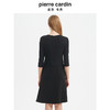 皮尔卡丹女装连衣裙 通勤淑女经典圆领修身小黑裙C44DL82B0
 商品缩略图2
