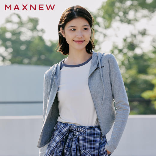 【茄克】短款修身连帽外套1P1223102 商品图1