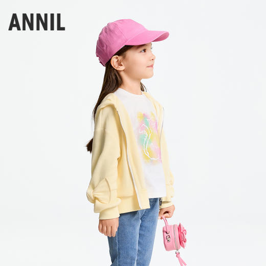 女童针织外套春季新款安奈儿童装实体店同款XG515610 商品图1