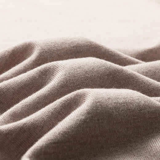 【含桑蚕丝绵羊毛】罗蒙经典常青款针织衫毛衣秋冬打底衫男毛衣男 商品图9