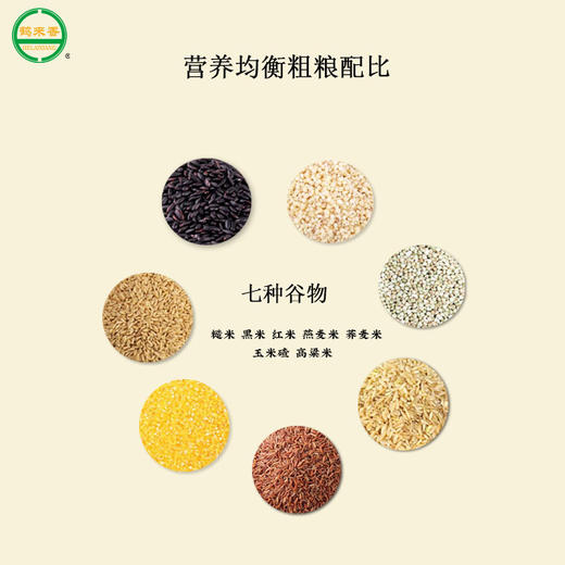 【五谷杂粮营养丰富，每一口都是满满的好处】七色糙米5斤装 粗粮饭纤维 健身饱腹 黑米红米五谷杂粮糙米-QQ 商品图1