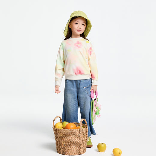 女童圆领长袖卫衣春季新款安奈儿童装实体店同款XG511550 商品图3