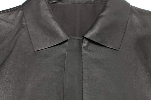 Marco Azzali拉链款中长款皮衣 LJ59227A2 商品图2