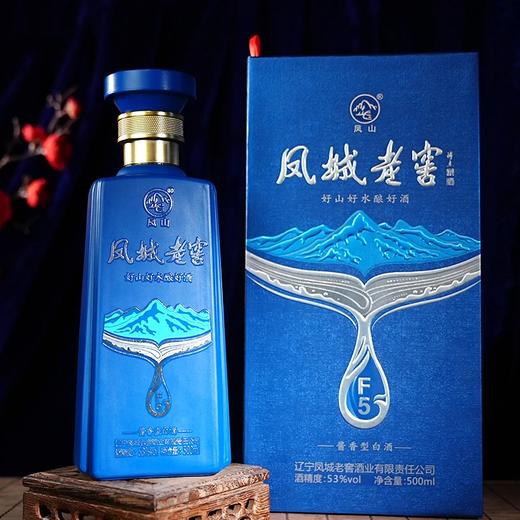 凤山凤城老窖凤五53度酱香型白酒礼盒装53度500ml 商品图0