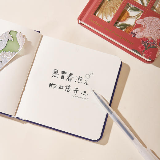 V&A博物馆威廉莫里斯系列草莓小偷透光笔记本 沃尔特克兰系列凤头鹦鹉和石榴透光笔记本 商品图2