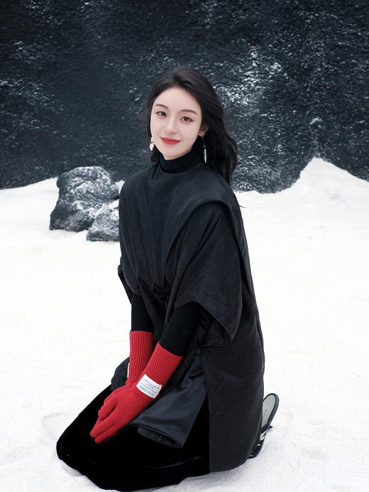 盛唐牡丹| 梅兰竹菊香云纱夹棉外套 商品图4