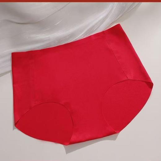 雀说红色内衣女小胸聚拢本命年胸罩无钢圈文胸内裤套装AL015 商品图9