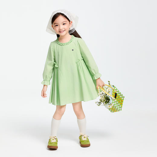 女童长袖连衣裙春季新款安奈儿童装实体店同款XG513513 商品图3