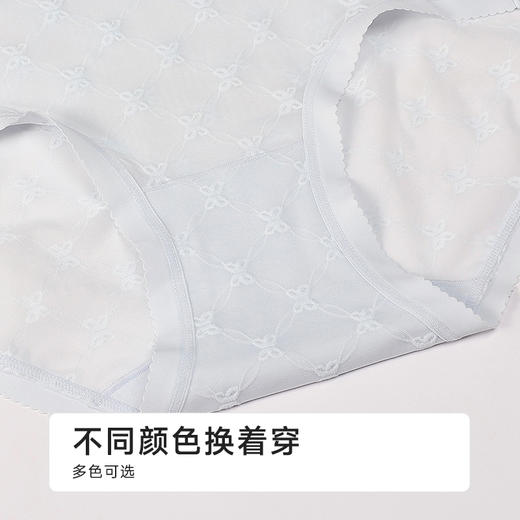 都市丽人薄透丝滑系列锦提花薄透丝滑平角裤LKH5E8 商品图8