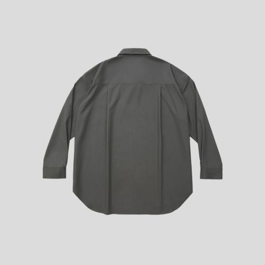 GOODBAI 916 logo贴布绣翻领oversize衬衫 商品图4