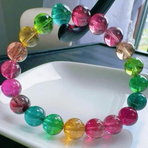 9mm-10mm单圈彩虹碧玺手串 商品图3