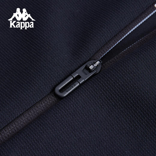 Kappa卡帕背靠背针织开身帽衫男款复古运动开衫卫衣休闲外套上衣K0F12MK40 商品图3