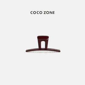 COCO ZONE 高级感简约纯色气质盘发抓夹鲨鱼夹CD2A0106