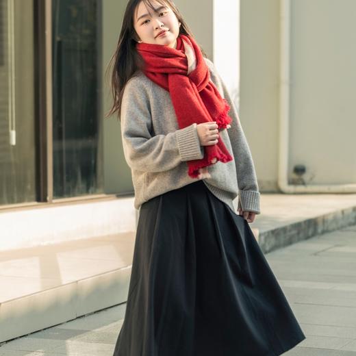 Colnstela雪花金豆羊毛衫|美丽诺羊毛软糯舒适，新年红显白又暖 商品图5