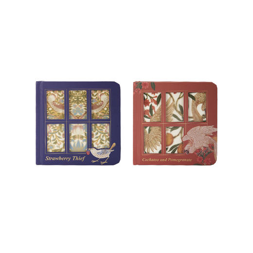 V&A博物馆威廉莫里斯系列草莓小偷透光笔记本 沃尔特克兰系列凤头鹦鹉和石榴透光笔记本 商品图4