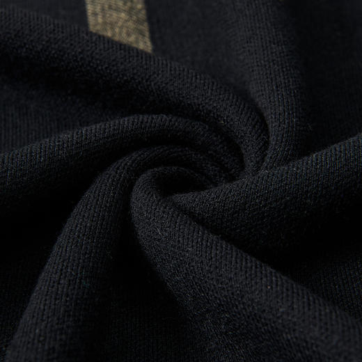 【提花撞色】罗蒙含羊毛假两件男针织衫男秋冬季衬衫长袖毛衣 商品图5