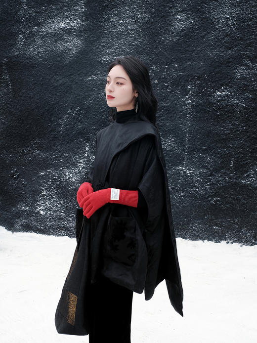 盛唐牡丹| 梅兰竹菊香云纱夹棉外套 商品图1