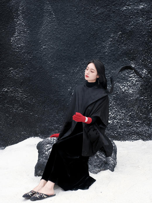 盛唐牡丹| 梅兰竹菊香云纱夹棉外套 商品图2