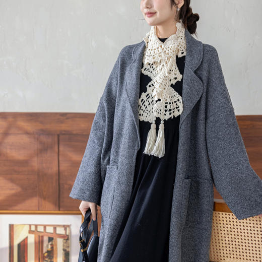 苏苏姐家一可小围巾羊毛线手工编织钩针diy材料包毛线团 商品图3