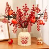 【红红火火 事事如意】 2025新款蛇年春节装饰柿子挂饰摆件福桶新年场景布置挂件过年氛围 商品缩略图1