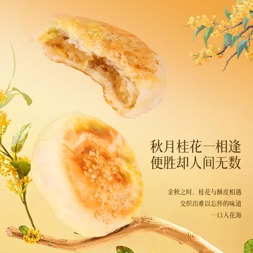 【樱花情酥】桂花饼礼盒装（新老包装随机发） 商品图2
