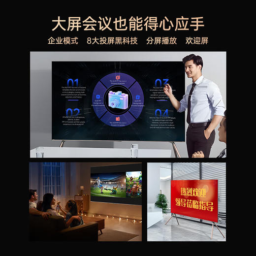 长虹电视100D8 MAX 100英寸 MiniLED巨幕大屏 98英寸+智能液晶会议平板电视 家电以旧换新一级能效补贴 商品图6