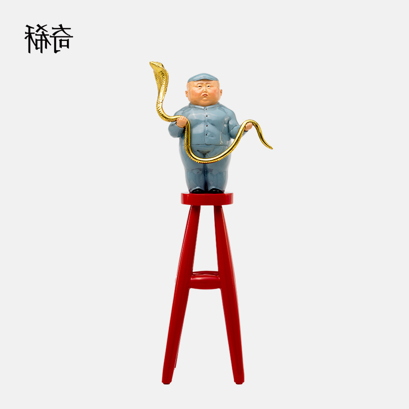 稀奇艺术瞿广慈《蛇王》限量版收藏级雕塑作品