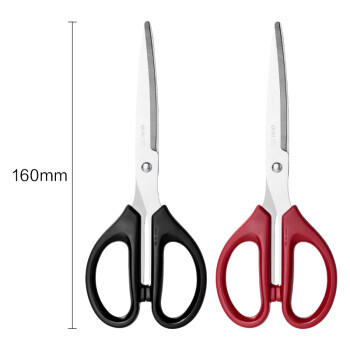 得力（deli）【热门商品】160mm办公生活家用剪刀 小剪子手工剪纸刀 办公用品 黑色6034 商品图5
